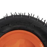 Roată completă roabă 3.50-8 Micul Fermier – jantă metalică portocalie