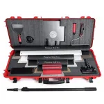 Set 5 gletiere profesionale, lama inox, 25, 40, 60, 80, 100 cm, adaptor, maner telescopic, rola gletuit, tava, spaclu, geanta, Mix, Olejnik GartenVIP DiyLine