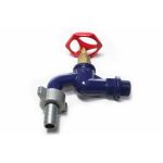 Robinet cu sertar din fontă albastră 3/4” cu adaptor pentru furtun – Micul Fermier GF-0052