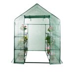 Sera de gradina din polietilena Micul Fermier 1,4x1,4x1,9 m, folie armata 140 g/mp, protectie UV4