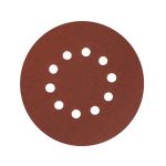 Set 10 discuri abrazive P120 Detoolz, 215 mm, 10 gauri (DZ-C272)