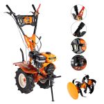 Motocultor Detoolz 8.5 CP 212cc pe benzină 4T, 3 viteze (2+1), cu roți 500-8