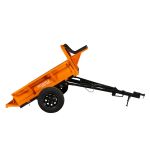 Remorcă motocultor basculabilă 600 kg cu extensie laterală 180 mm Detoolz DZ-M148