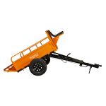 Remorcă pentru motocultor Detoolz DZ-M149 600 kg, basculabilă, extensie înălțime 150 mm