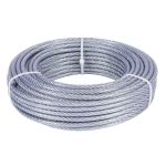 Cablu din oțel zincat plastifiat 4–5,5 mm, 25 m – Micul Fermier