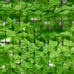 Gard viu artificial Micul Fermier G01, 1.5x3 m – panou verde decorativ pentru gard, balcon și terasă