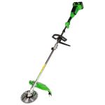 Motocoasă pe acumulator Micul Fermier 2x20V, 2x4Ah, motor brushless, mâner simplu, fir 420 mm / disc 225 mm