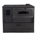 Sobă pe lemne 9 kW Grand Fantazia Lux cu plită și cuptor, evacuare dreapta