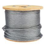 Cablu oțel zincat pe tambur Micul Fermier, 5 mm x 100 m