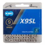 Lant Bicicleta KMC X9SL, 114 Zale, Argintiu Ultimate FactoryBikes