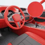 Folie auto, roșu mat, 100x150 cm GartenMobel Dekor