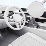 Folii auto, 2 buc., alb mat, 100x150 cm + 50x150 cm GartenMobel Dekor