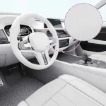 Folii auto, 2 buc., alb mat, 100x150 cm + 50x150 cm GartenMobel Dekor