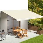 Pânză de rezervă copertină, crem, 6x3,5 m GartenMobel Dekor