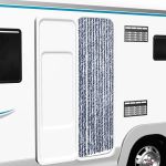 Perdea pentru insecte, albatru și alb, 56x200 cm, Chenille GartenMobel Dekor