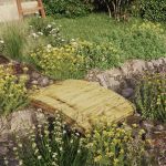 Pod de grădină, 110x74 cm, lemn masiv pin tratat GartenMobel Dekor