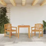 Set mobilier pentru grădină, 3 piese, lemn masiv de tec GartenMobel Dekor