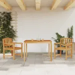Set mobilier pentru grădină, 3 piese, lemn masiv de tec GartenMobel Dekor