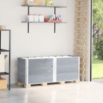 Rame pentru paleți 3 buc. gri 150x50 cm lemn masiv de pin GartenMobel Dekor