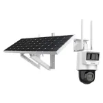 Camera PT IP, 4MP, 4G, 2.8mm, IR 30m, Audio, PIR+Radar, Panou solar, Acumulator - Hikvision DS-2DE2C400IWG-K-4G-C09S20-2.8mm SafetyGuard Surveillance