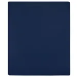 Cearșaf de pat cu elastic, bleumarin, 140x200 cm, bumbac GartenMobel Dekor