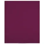 Cearșaf de pat cu elastic, bordo, 180x200 cm, bumbac GartenMobel Dekor