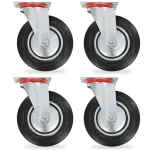 Roți pivotante, 4 buc., 200 mm GartenMobel Dekor