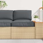 Set de perne pentru palet 2 pcs Antracit Material Oxford GartenMobel Dekor