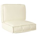 Set de perne pentru palet 2 pcs Crem Material Oxford GartenMobel Dekor