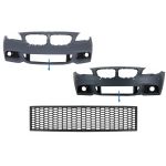 Grila central inferioara compatibila cu BMW Seria 5 F10 F11 M-Tech (2009-2017) Performance AutoTuning