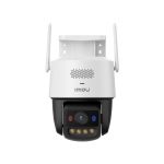 Camera supraveghere Imou Titan Pro, 6 MP, Wi-Fi 6, rotire de pe mobil, alarma cu sirena si LED rosu-albastru, IR+LED 30m, PoE, IP66, detectie AI, IPC-U7LP-6V0NE SafetyGuard Surveillance