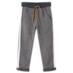 Pantaloni de trening pentru copii, gri închis melanj, 104 GartenMobel Dekor