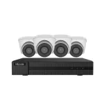 Sistem supraveghere Hikvision HiLook 4K PoE, 4 camere 8MP, NVR 8 canale, HDD 2TB, HDMI, VGA, Hi-NK-4288T SafetyGuard Surveillance