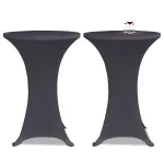Husă elastică pentru masă, 2 buc., antracit, 60 cm GartenMobel Dekor