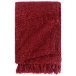 Pătură Burgundy 220 x 250 cm Poliester GartenMobel Dekor