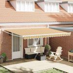 Cortina Retractabilă Dungi Manual Multicolour 450 × 300 cm GartenMobel Dekor