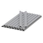 Set 20 cleme pentru panou de gard pentru intimitate in gradina, gri Household NewTrend