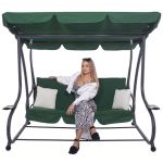 Balansoar leagan pat 3 persoane Sersimo Livorno, greutate maxima 280kg Household NewTrend