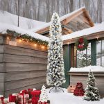 Brad de Crăciun artificial Verde 240 cm PVC și oțel și plastic GartenMobel Dekor