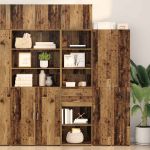 Bufet Pe perete Lemn Vechi 50 x 42,5 x 225 cm Lemn compozit GartenMobel Dekor