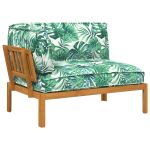 Set de canapea cu pernă Frunză Model cu frunze 133 x 92 x 69 cm GartenMobel Dekor