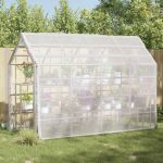 Împătură cu ochiuri Transparent 3 x 4 m Polietilenă GartenMobel Dekor