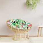 Pernă rotundă multicolor, Ø 100 x11 cm, țesătură Oxford GartenMobel Dekor