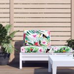 Perne pentru paleți, 2 buc., multicolor, țesătură oxford GartenMobel Dekor