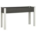 Strat înălțat de grădină, gri, 120x40x75 cm, WPC GartenMobel Dekor