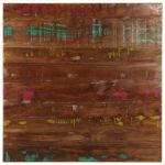 Blat de masă pătrat, 70x70x2,5 cm, lemn masiv reciclat GartenMobel Dekor