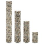 Straturi înălțate gabion 4 buc. Ø30x50/100/150/200 cm circulare GartenMobel Dekor