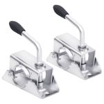 Cleme roată de manevră, 2 buc., 13,5x6,5x14 cm, oțel galvanizat GartenMobel Dekor