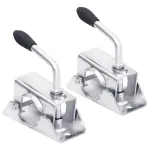 Cleme roată de manevră, 2 buc., 13,5x6,5x14 cm, oțel galvanizat GartenMobel Dekor