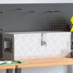 Cutie de depozitare, argintiu, 60x23,5x23 cm, aluminiu GartenMobel Dekor